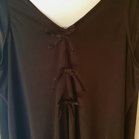 Vintage Black Nightgown/Slip dress - Picture 2 of 4